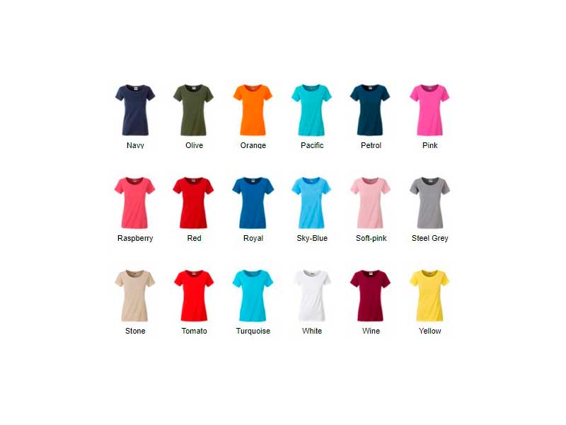 Basic T-shirt i organisk bomuld