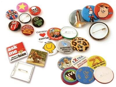 Badges med logotryk