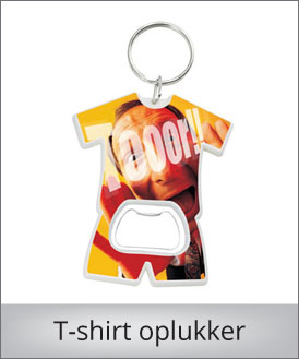 Oplukker som T-shirt